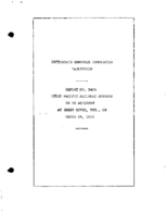 Interstate Commerce Commision Report of the Accident  Investigation Occuring on the UNION PACIFIC RAILROAD GREEN RIVER WY