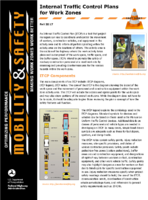 Internal Traffic Control Plans for Work Zones fact sheets