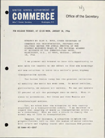 Remarks by Alan S Boyd Under Secretary of Commerce for Transportation Prepared for Delivery Before the Annual Meeting of the Highway Research Board of the National Academy of Sciences Washington DC