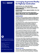 Leveraging Augmented Reality for Highway Construction