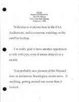 FAA Administrator David R Hinson Speeches February 1996