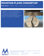 Durability and Volumetric Stability of NonProprietary Ultra High Performance Concrete Mixes Batched With Locally Sourced Materials