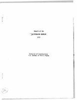 Report of the Maintenance Section 1937