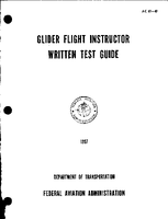 AC 6141 Glider Flight Instructor Written Test Guide