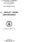 Part 13 Aircraft Engine Airworthiness