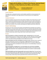 People with Disabilities in California Want Density Improved Streets and Buses to Help Pedestrians Bus Riders and Car Drivers Research Brief