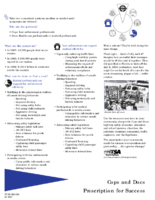 Cops and Docs Prescription to Success