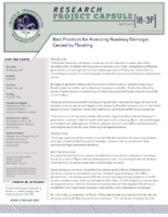 Best Practices for Assessing Roadway Damages Caused by Flooding Research Project Capsule 183P
