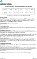 Highway Safety Improvement Program HSIP Fact Sheet