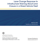 LaneChange Response to Infrastructure Warning About Lane Closure in a Mixed Vehicle Fleet