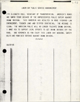 Labor Day Public Service Announcement