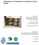 Reducing LowTemperature Cracking on Local Roads