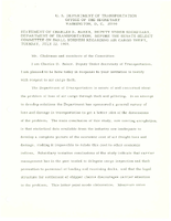 Deputy Undersecretary Charles D Baker Speeches July 1969
