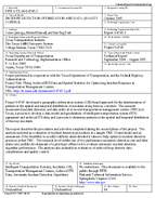 Incident Detection Optimization and Data Quality Control
