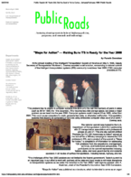 Steps for Action Making Sure ITS Is Ready for the Year 2000