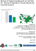 Division of Engineering Research on Call ROC Task 9  Exterior Protection of Precast Reinforced Concrete Culverts