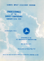 Climatic Impact Assessment Program Proceedings of the Survey Conference February 1516 1972