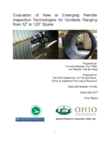 Evaluation of New or Emerging Remote Inspection Technologies for Conduits Ranging From 12 to 120 Spans