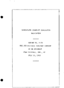 Interstate Commerce Commision Report of the Accident  Investigation Occuring on the PENNSYLVANIA RAILROAD WINDFALL IN