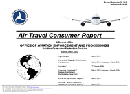 Air Travel Consumer Report May 2019