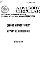 AC 212B CHG 2 Export Airworthiness Approval Procedures