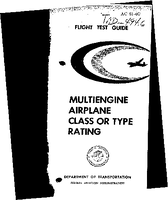 AC 614C Flight Test Guide  Multiengine Airplane Class or Type Rating
