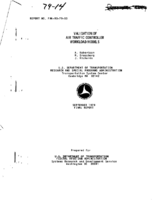 Validation of air traffic controller workload models