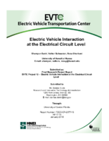 Electric Vehicle Interaction at the Electrical Circuit Level