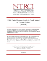 U08 Finite Element Analysis Crash Model of TractorTrailers Phase B
