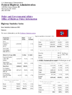 Highway Statistics Series State Statistical Abstracts 2012  Tennessee