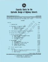 Capacity Charts for the Hydraulic Design of Highway Culverts