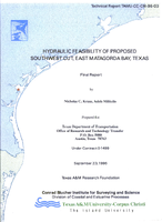 Hydraulic Feasibility of Proposed Southwest Cut East Matagorda Bay Texas Final Report