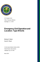 Emergency Exit Operation and Location Type III Exits