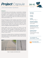 Joint Deterioration Synthesis Project Capsule