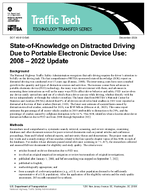 StateofKnowledge on Distracted Driving Due to Portable Electronic Device Use 2008  2022 Update Traffic Tech