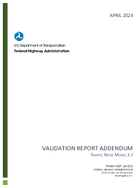 Traffic Noise Model 32 Addendum to the TNM 30 Validation Report
