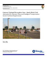 Gateway National Recreational Area  Sandy Hook Unit  automated fee entrance plaza and intelligent transportation system technical requirements
