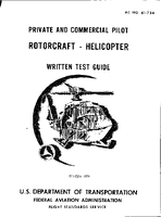 AC 6173A Private and Commercial Pilot  Rotorcraft  Helicopter  Written Test Guide