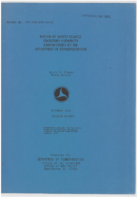 Review of Safety Related Statutory Authority Administered by the Department of Transportation