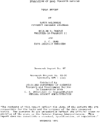 Evaluation of load transfer devices  final report