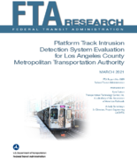 Platform Track Intrusion Detection System Evaluation for Los Angeles County Metropolitan Transportation Authority