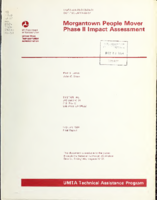 Morgantown People Mover Phase II Impact Assessment