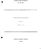 Interstate Commerce Commision Report of the Accident  Investigation Occuring on the PENNSYLVANIA OIL CITY PA