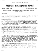 Investigation of Aircraft Accident PIEDMONT AIRLINES GREENSBOROHIGH POINT NORTH CAROLINA 19521020