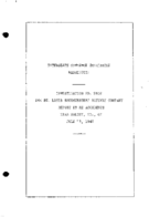 Interstate Commerce Commision Report of the Accident  Investigation Occuring on the ST LOUIS SOUTHWESTERN MALDEN MO