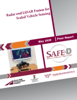 Radar and LiDAR Fusion for Scaled Vehicle Sensing