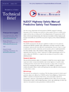 NJDOT Highway Safety Manual Predictive Safety Tool Research Technical Brief
