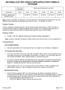 National Electric Vehicle Infrastructure Formula Program