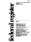 PART 135 AMENDMENTS 13558