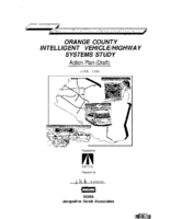 Orange County Intelligent VehicleHighway Systems Study IVHS Action Plan Draft